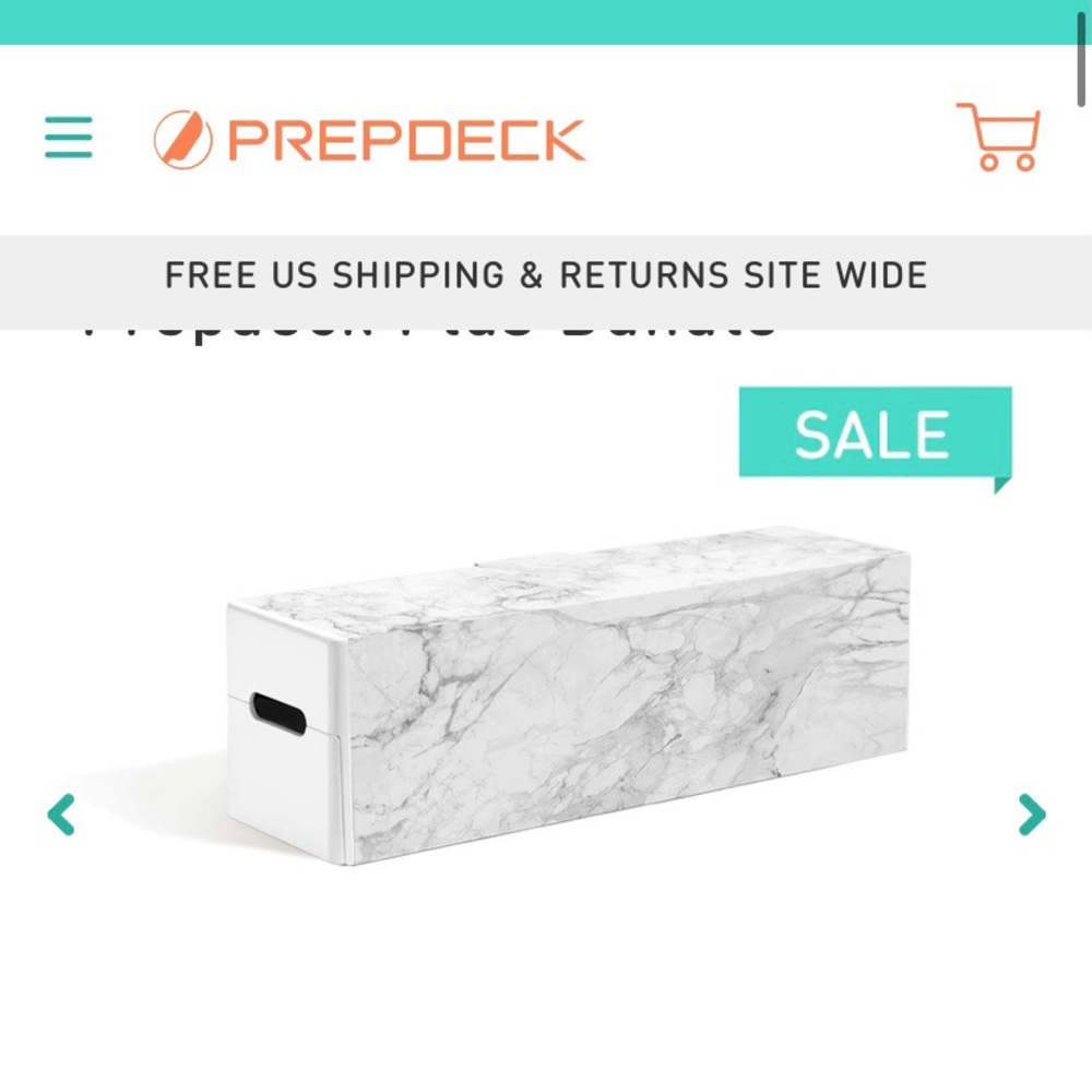 New prep deck with white marble cover and upgrades